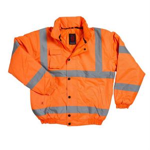 Warrior Orange Hi Viz Bomber Jacket