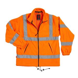 Warrior Orange Hi Viz Fleece Jacket