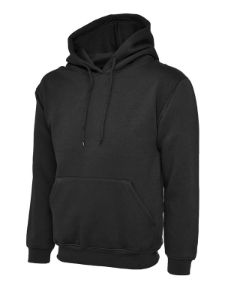 Uneek Black Hoodie 