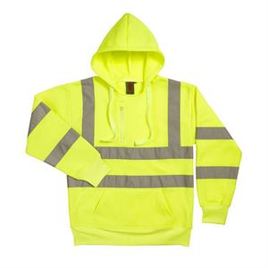 Warrior Yellow Hi Viz Hood Pull Sweatshirt