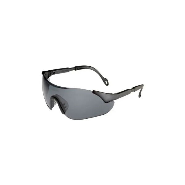 Warrior Smoke Lens Safety Specs C/W Neck Cord