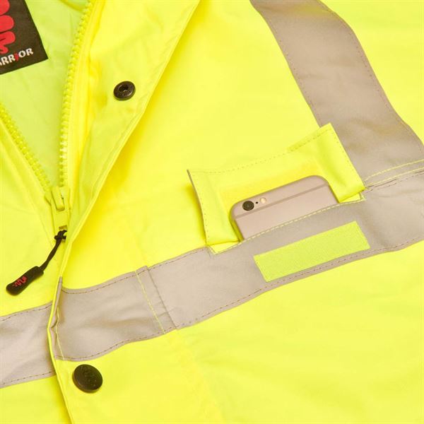 Warrior Yellow/Navy Hi Viz Jacket Size Large