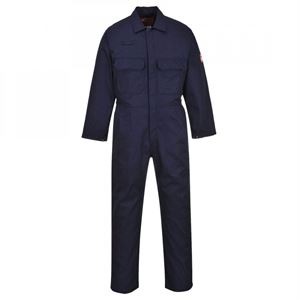 Portwest BIZ1 Navy Fire Retardant Coverall - Sizes S - XXXXL