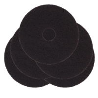 12" Black Buffing Pads x 5