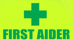 First Aider (Green) Back Print
