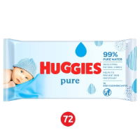 Huggies Baby Wipes 72 per pack