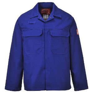 BIZ2 Royal Blue Flame Retardent Jacket Sz M
