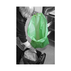 Green Bin Bags x 200, 18\" x 29\" x 39\"